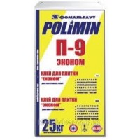 Клей для плитки POLIMIN П-9 "эконом" 25кг