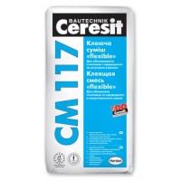 Клеящая смесь "flexible" Ceresit CM 117/25кг